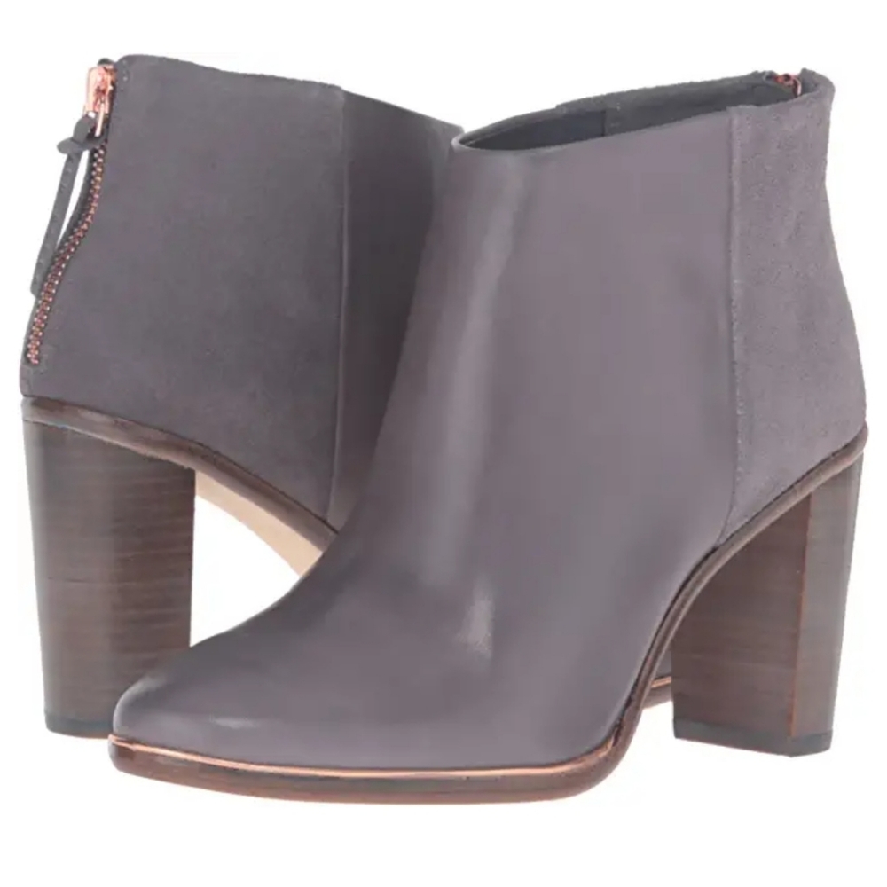 Ted Baker Lorca 3 dark grey leather bootie